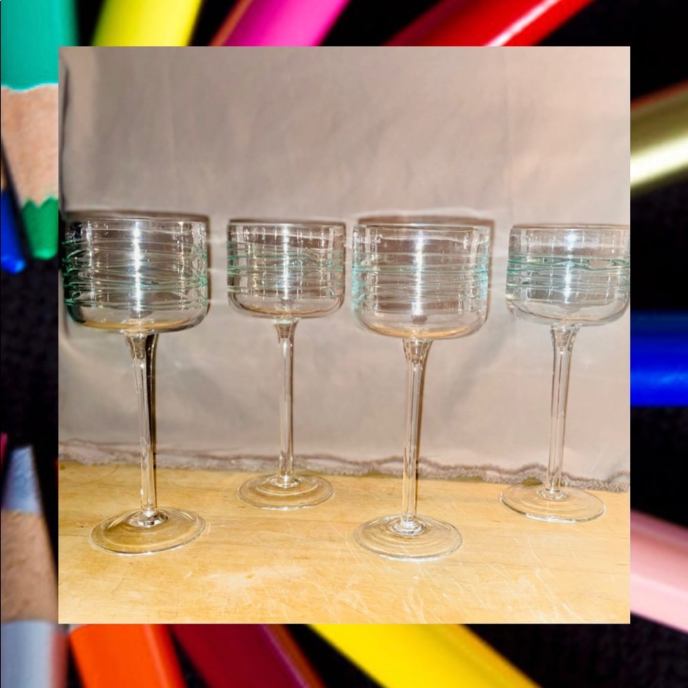 Hand Blown Wine Glasses
